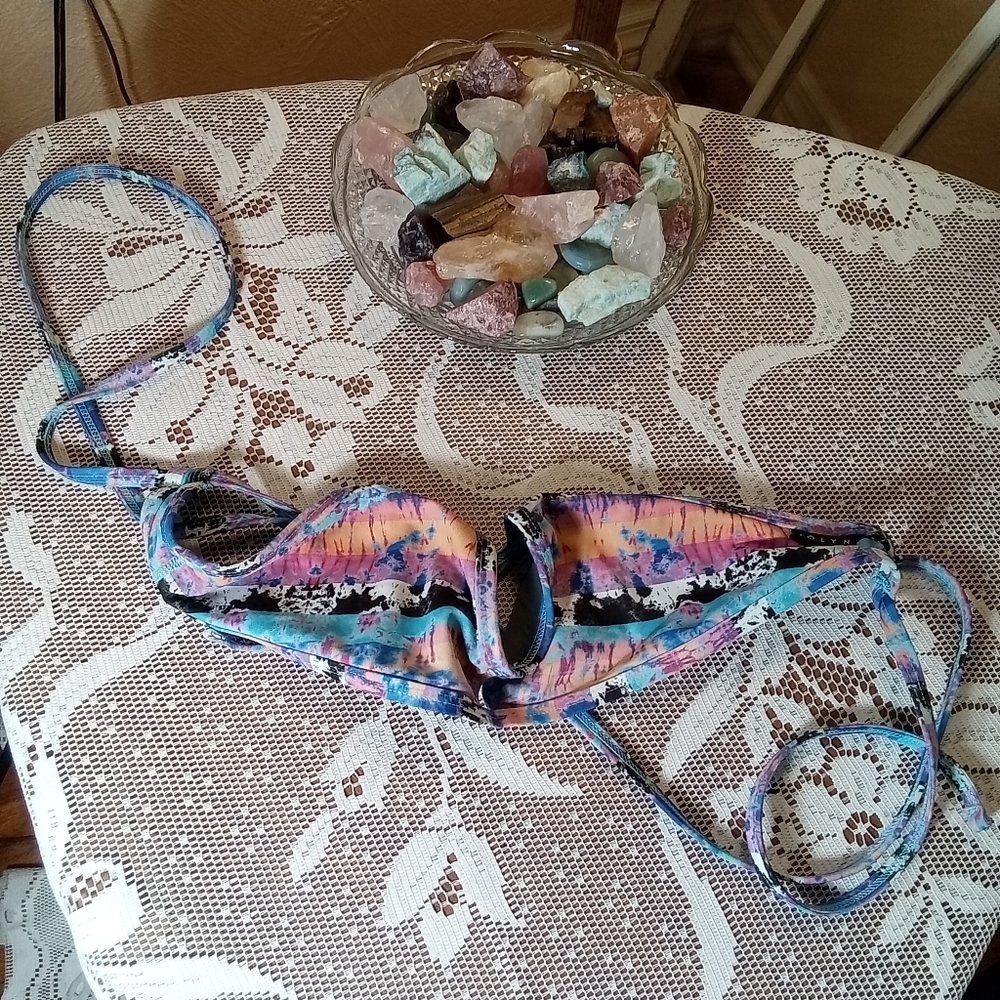 MalycexJolyn Women's Swim Bra Sz L